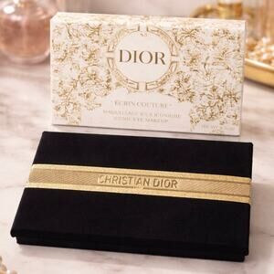 NEW Dior Écrin Couture Velvet Presentation Box Black Gold White Gift Case Luxe
